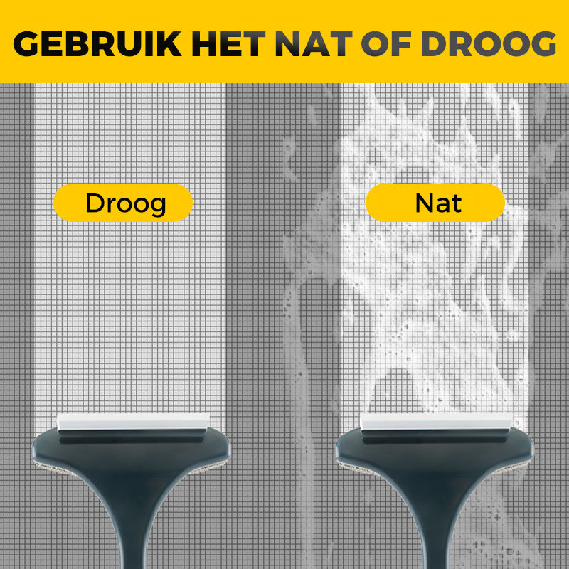 MeshMaid™ | Borstel. Veeg. Herstel. Stralend schone horren!
