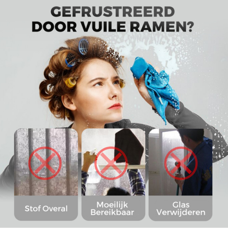 MeshMaid™ | Borstel. Veeg. Herstel. Stralend schone horren!