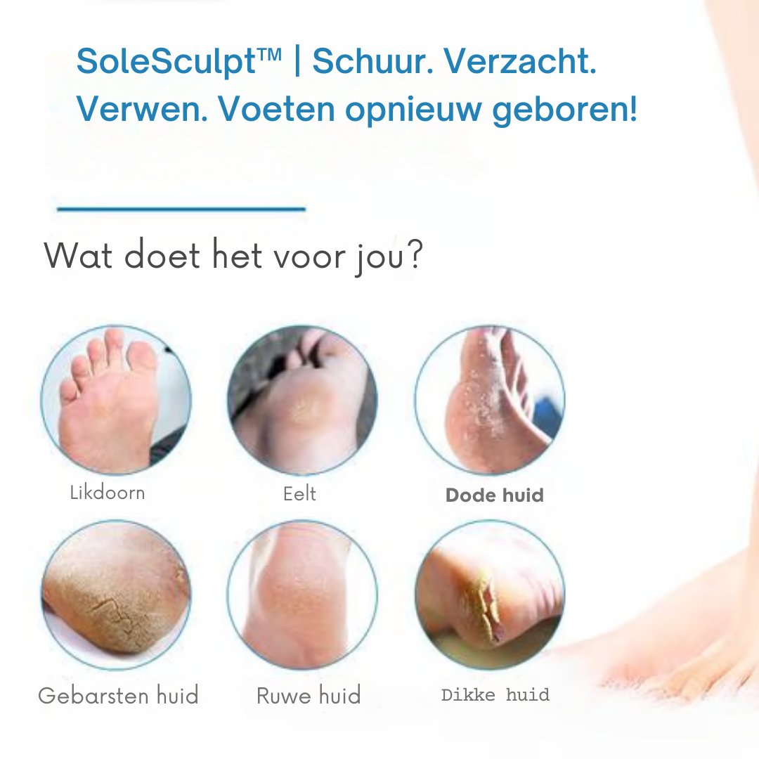 SoleSculpt™ | Schuur. Verzacht. Verwen. Voeten opnieuw geboren!