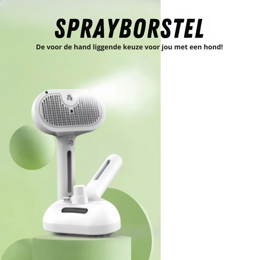 GroomFlow™ | Gemakkelijke Vachtverwijdering Spray Borstel