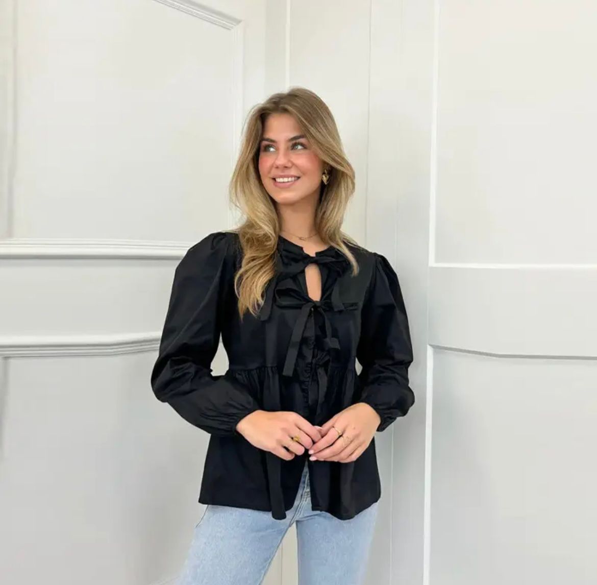 Alisa™ Blus med rosett