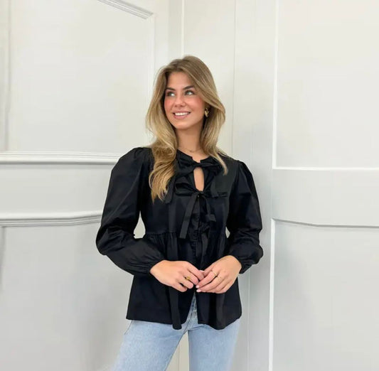 Alisa™ Blus med rosett