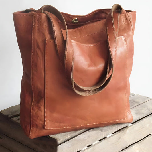 Emma™ Handgjord elegant läderväska